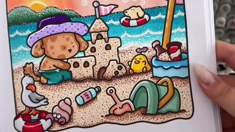 🌸✨ Cozy Cuties Coloring Book Video Tour 🐻🧸