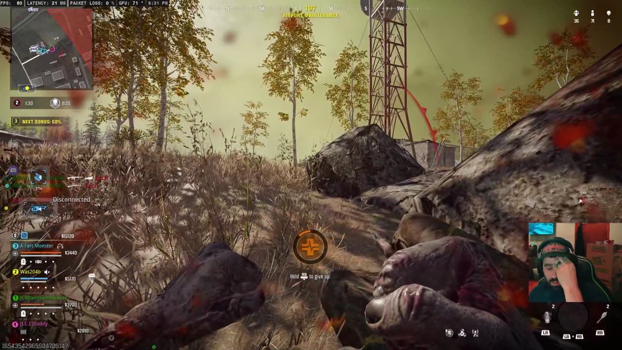 drinks and getting shot in cod