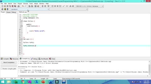 Become a C++ Expert-022 C Class methods