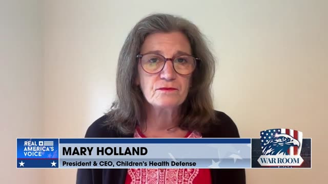 Mary Holland: Everything about the childhood schedule has been funded by Big Pharma. They have suppressed the science. Everything that has been genera