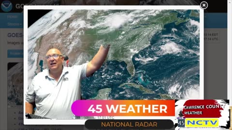 NCTV45 LAWRENCE COUNTY 45 WEATHER SUN AUGUST 17 2025