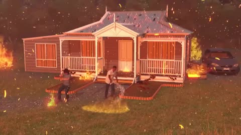 Description of Ember Attacks by the Country Fire Authority, Victoria, Australia