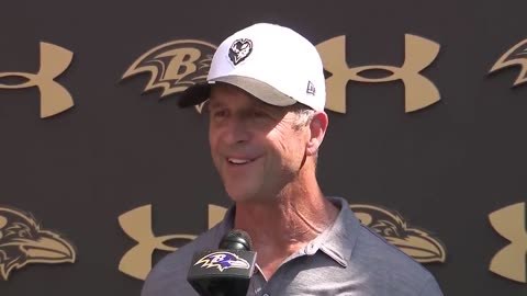 Ravens' John Harbaugh Shocks Reporter With Response To Question About Trump