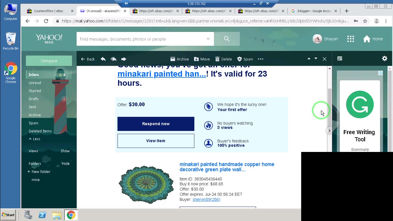 offer from seller-side