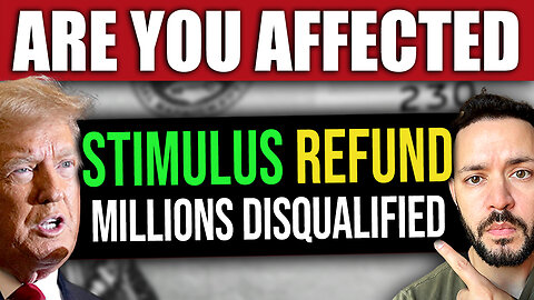 New Stimulus Check Shock! Millions Disqualified – Are You Affected?