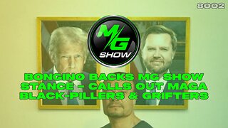 Bongino Backs MG Show Stance – Calls Out MAGA Black-Pillers & Grifters