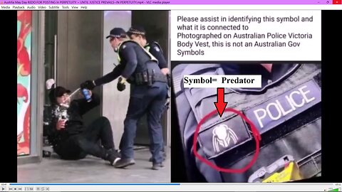 Australia Covid Crackdown Abusive Preditor False & Fake Police