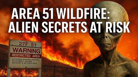 Area 51 Wildfire: Alien Secrets at Risk?