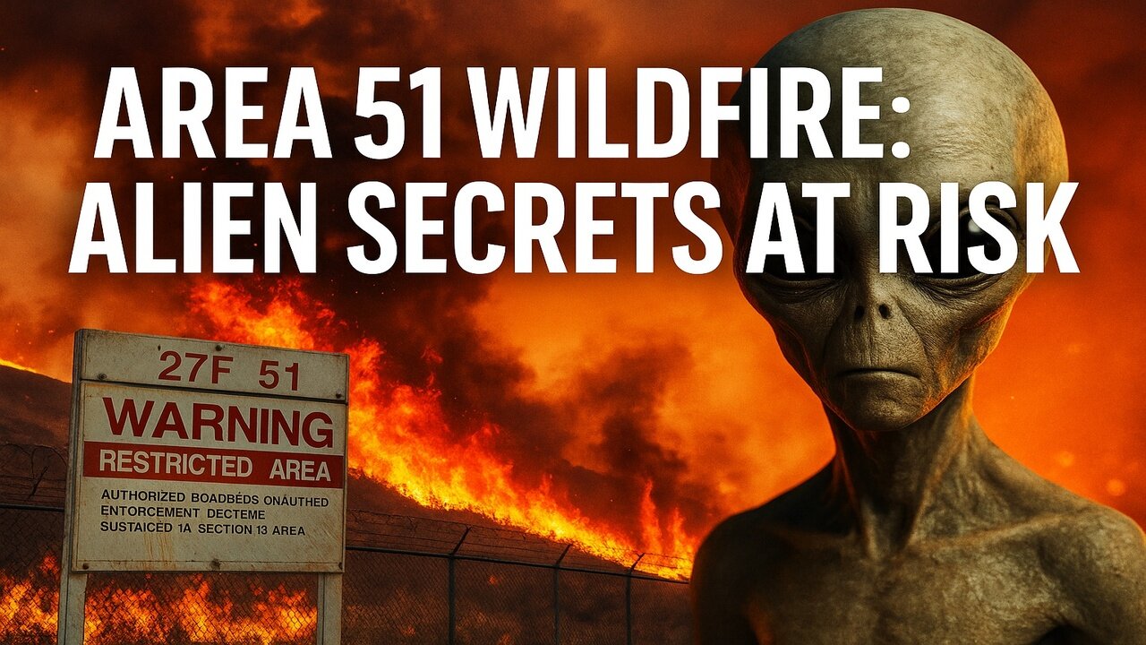 Area 51 Wildfire: Alien Secrets at Risk?