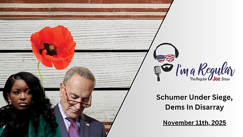Schumer Under Siege + California Madness + Dominion Fears: The Regular Joe Show LIVE