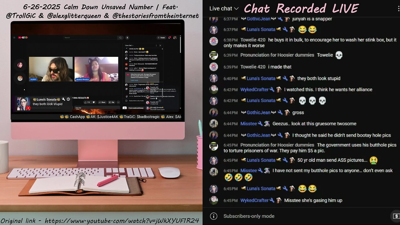 6-26-2025 HDR "Calm Down Unsaved Number" with live chat