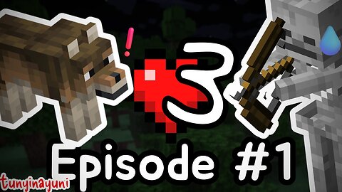 Minecraft 3❤️ Challenge #1 - Skeleton Midnight Attack