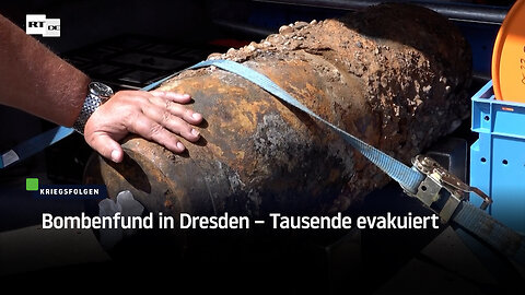 Bombenfund in Dresden – Tausende evakuiert
