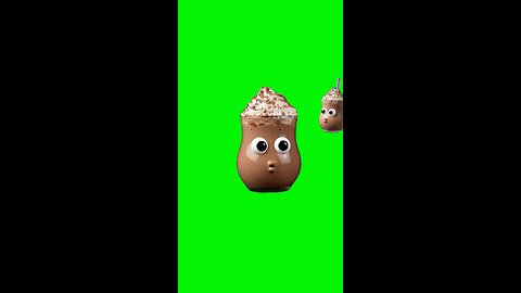 Niche Drinks Drinking Themselves | Green Screen #niche #aifruit #drinks #ai #asmr #relax #veo3