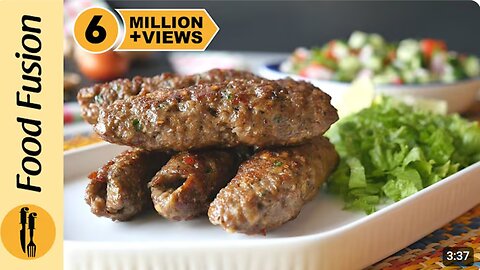 Recipie # 10 - Restaurant style Seekh Kabab Recipe By Food Fusion (Ramzan Special)