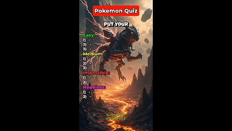Failing this quiz might just revoke your Pokémon Trainer card!