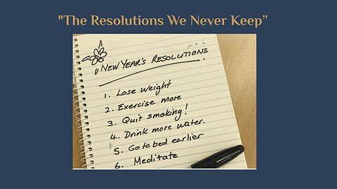 “New Year, Big Goals… Zero Follow-Through”