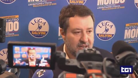 🔴 Ministro Salvini: governo compatto, la sx manifesta per chi compra armi e missili (15.03.2025).