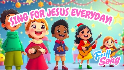 Sing for Jesus Every Day! ✝️🎶 Uplifting Gospel Song for Kids | Hallelujah Kids