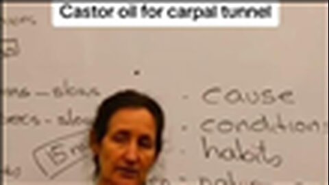 "Unlocking Carpal Tunnel Relief: Barbara O’Neill's Advocacy for Castor Oil Treatment"