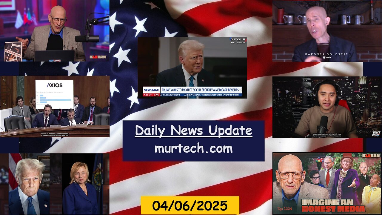 Andrew Klavan: Media, Gardner Goldsmith: Title IX, Vince Dao: Trump WINS, Daily Caller: TARIFFS | EP1524
