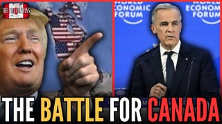 Trump’s New Map Claims Canada – Carney’s WEF Speech Targets the US