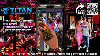 Titan Medical Center At The Princess Pilates Party at Echo Tampa!