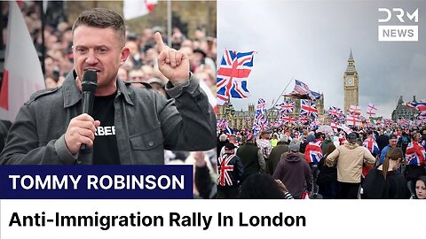 WATCH: Aerial View of Tommy Robinson’s Anti-Immigration Rally in London