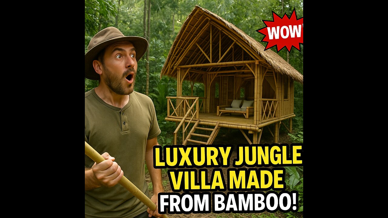 Building The Most Creative Luxury Villa By Bamboo In Jungle