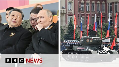 Vladimir Putin hosts Chinese President Xi Jinping at Russia's Victory Day Parade | BBC News