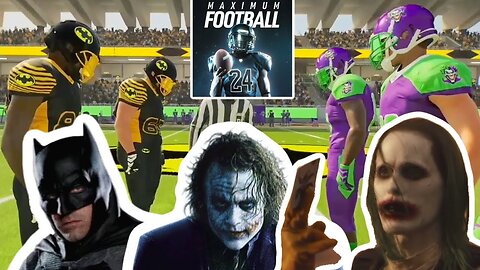 JOKER 🃏 Vs. BATMAN 🦇In MAXIMUM FOOTBALL On Xbox Series S!