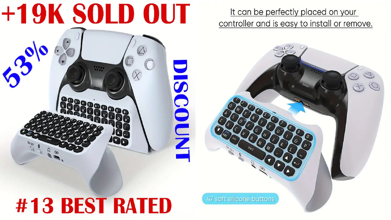 Gamers opinions about this wireless controller keyboard gamingpad for PS5