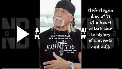 Hulk Hogan dies at 71 a Christian