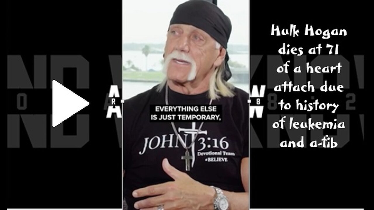 Hulk Hogan dies at 71 a Christian