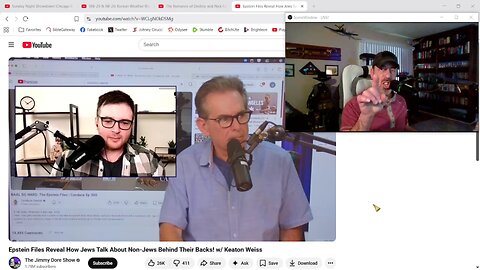 “Jimmy” Dore Proves Johnny Right About Epstein & The JEWS!