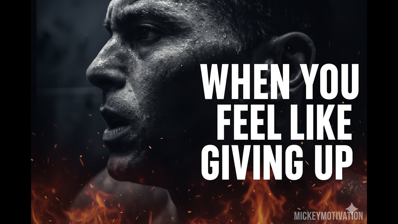 “WHEN YOU FEEL LIKE GIVING UP – WATCH THIS 🔥”