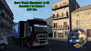 Euro Truck Simulator 2-45, Messina I to Rome I, 669 Km