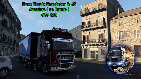 Euro Truck Simulator 2-45, Messina I to Rome I, 669 Km