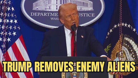 Trump DEFIES Imperial Judiciary, REMOVES Enemy Aliens. LIVE!