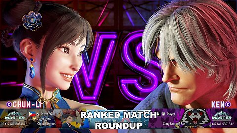 Kuya Kalbo SF6 Ranked Match Roundup. Chun Li Master Rank [Hori Fight Stick]