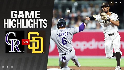 Rockies vs. Padres Highlights (4/12/25) | MLB Highlights