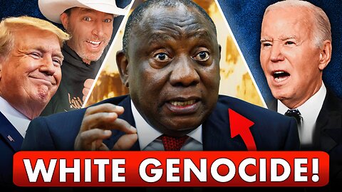 Trump EXPOSES South African President For Genocide!! + Biden Knew About COVID!!
