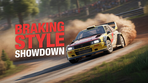 WRC Rally Driving – Normal Braking vs Heel-To-Toe