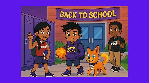 “Back 2 School Rap 🎒🏀 | Little Dunk & Team Dunk Inspire Kids 