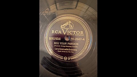 RCA Victor 20-2647A Beg Your Pardon