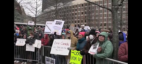 Protesters take to the streets of Washington and other US cities against Donald Trump