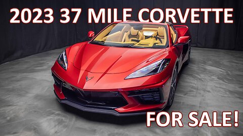2023 37-MILE RED MIST CORVETTE FOR SALE BY COUNTY CORVETTE