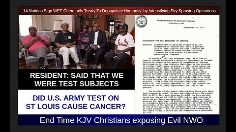14 Nations Sign WEF Chemtrails Treaty to Depopulate Humanity by Intensifying Sky Spraying Operations