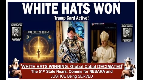 Brad Wozny - White Hats Won? 51st State Next? Cabal Dismantled? 5/5 Marker, Trump Card Active! - May 4, 25