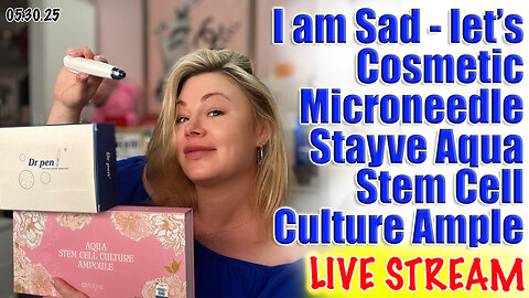 Live Cosmetic Microneedle Stayve Aqua Stem Cell Culture Ampule! ACeCosm.com and code Jessica10 saves